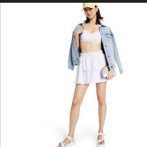 Stoney Clover Lane x Target - high rise ruffle mini skirt